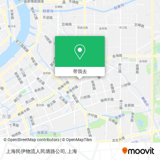 上海民伊物流人民塘路公司地图