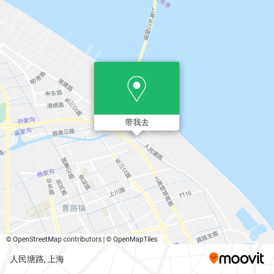 人民塘路地图