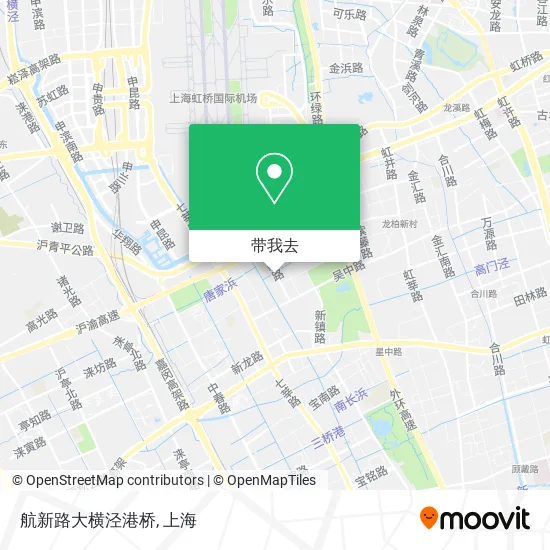 航新路大横泾港桥地图