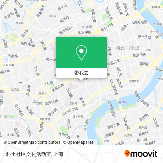 斜土社区文化活动室地图