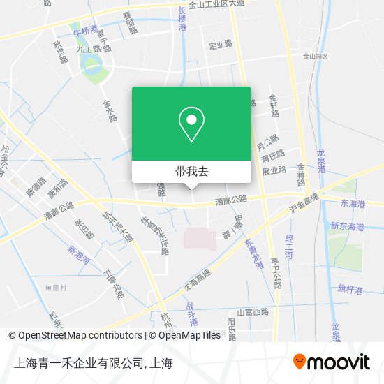上海青一禾企业有限公司地图