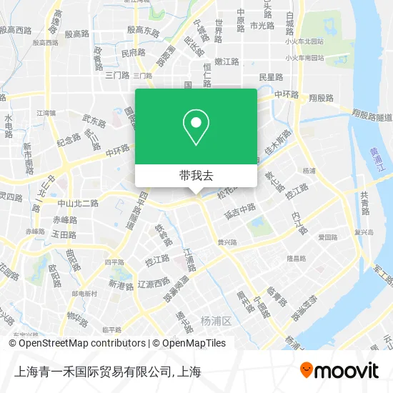 上海青一禾国际贸易有限公司地图