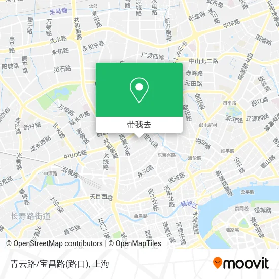 青云路/宝昌路(路口)地图