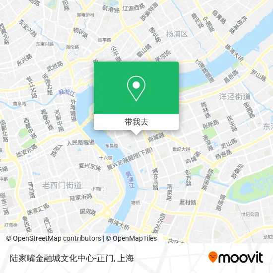陆家嘴金融城文化中心-正门地图