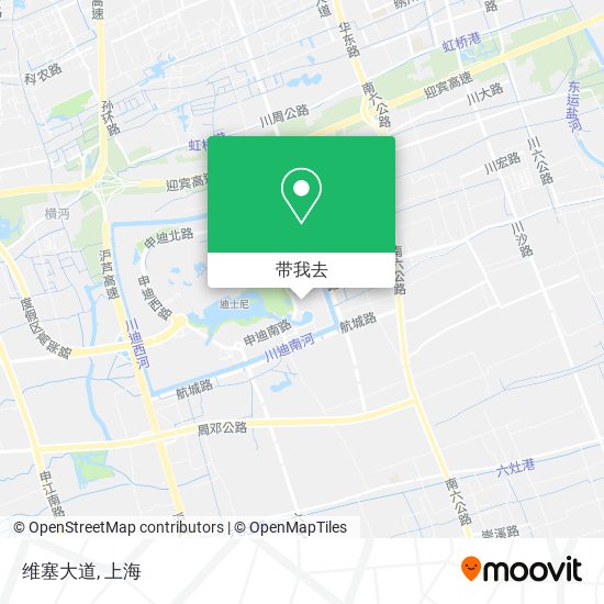 维塞大道地图