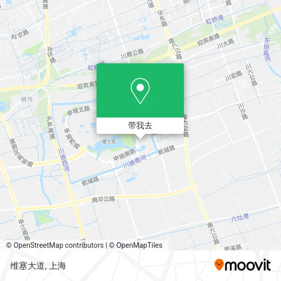 维塞大道地图