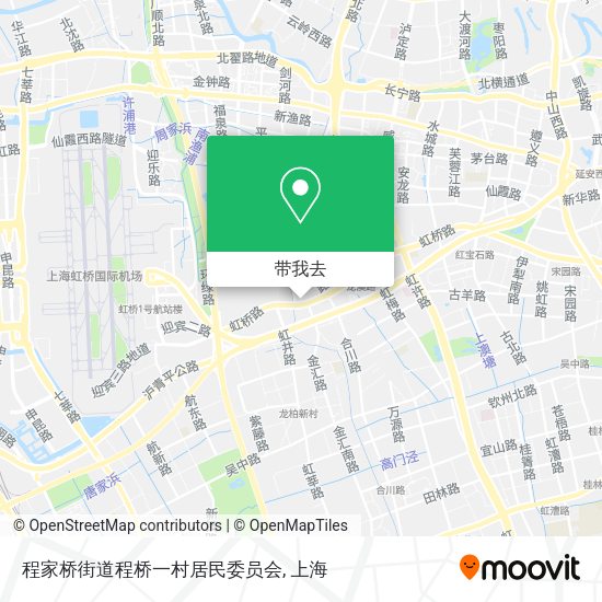 程家桥街道程桥一村居民委员会地图