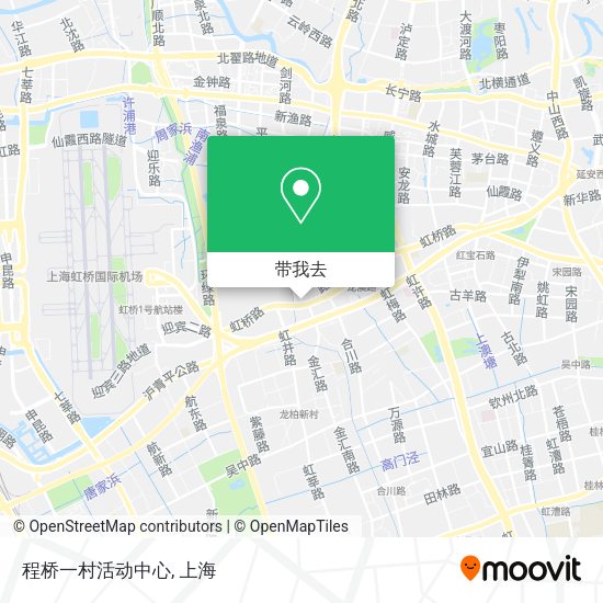 程桥一村活动中心地图