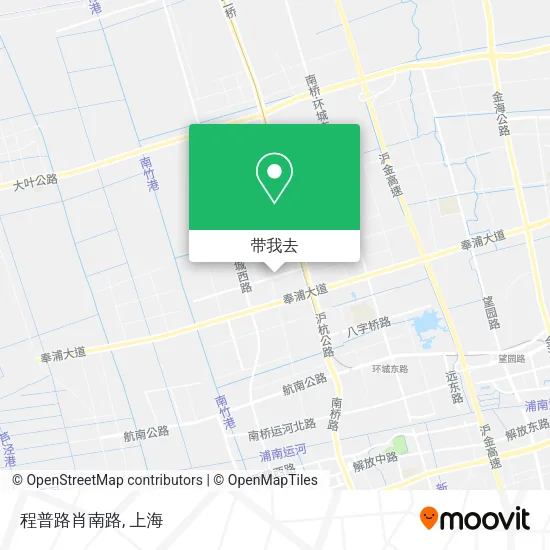 程普路肖南路地图