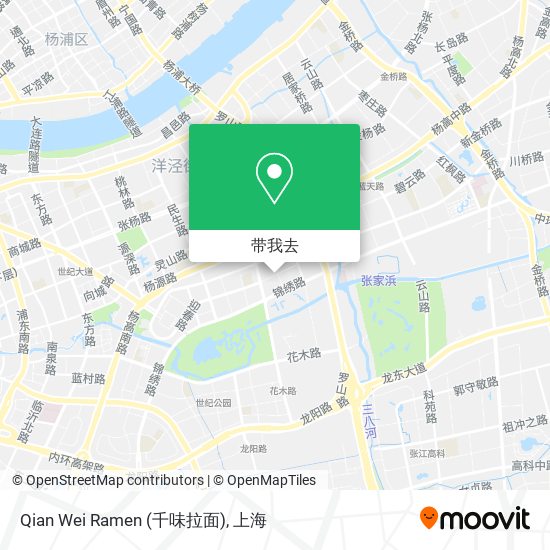 Qian Wei Ramen (千味拉面)地图