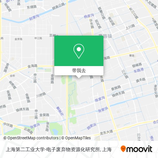 上海第二工业大学-电子废弃物资源化研究所地图