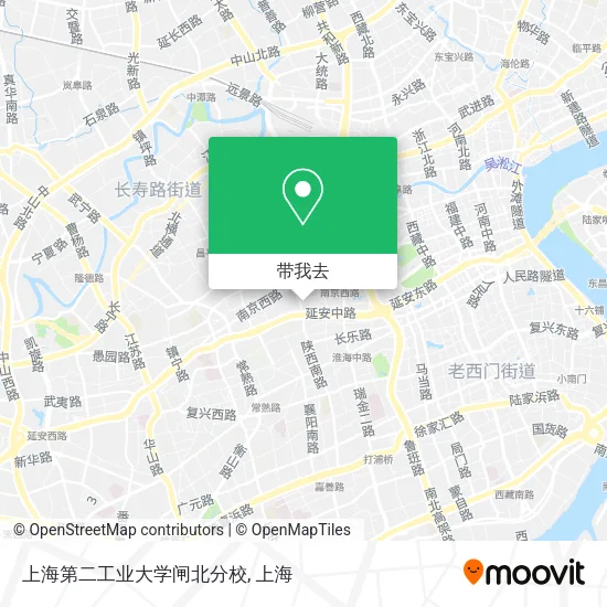 上海第二工业大学闸北分校地图