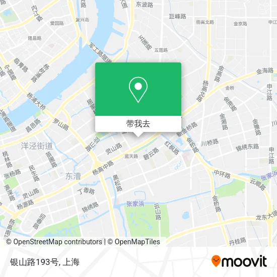 银山路193号地图