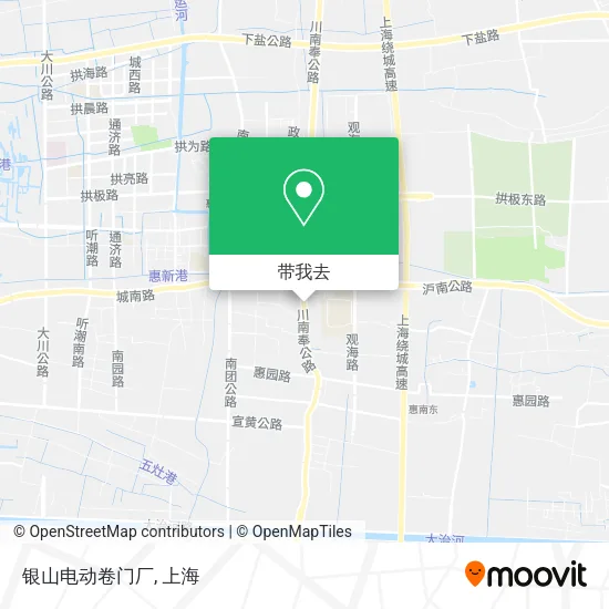 银山电动卷门厂地图