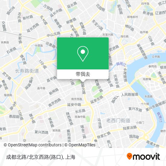 成都北路/北京西路(路口)地图