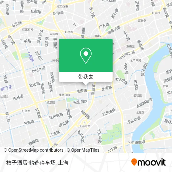桔子酒店-精选停车场地图