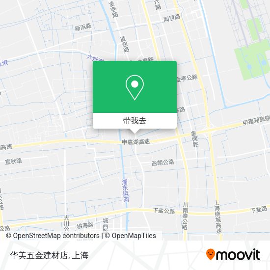 华美五金建材店地图