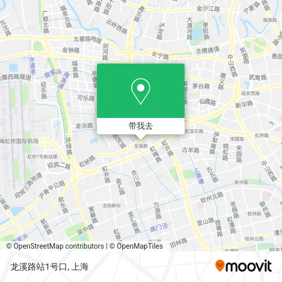 龙溪路站1号口地图