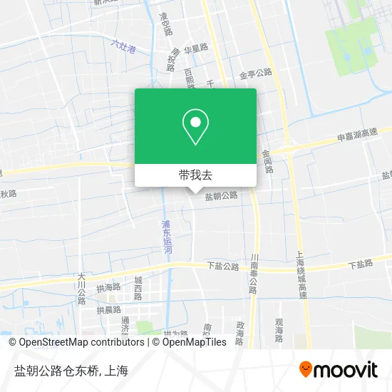 盐朝公路仓东桥地图