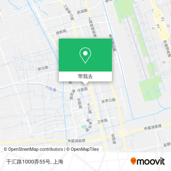 千汇路1000弄55号地图