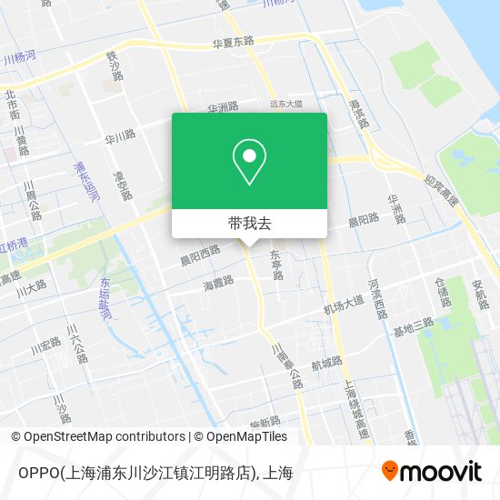 OPPO(上海浦东川沙江镇江明路店)地图