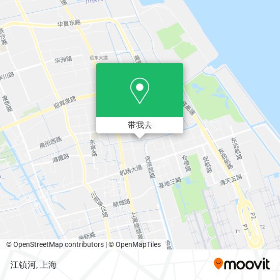 江镇河地图