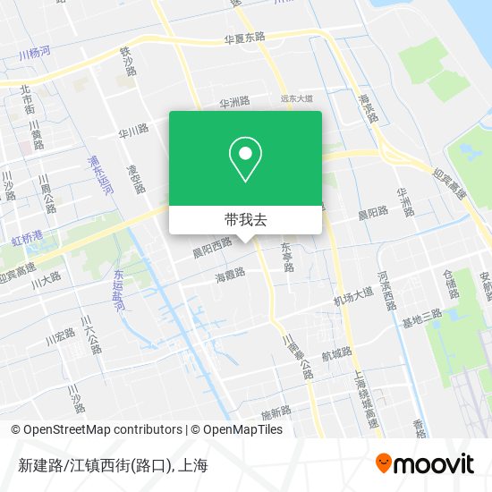 新建路/江镇西街(路口)地图