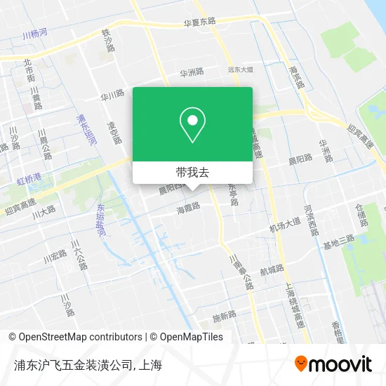 浦东沪飞五金装潢公司地图