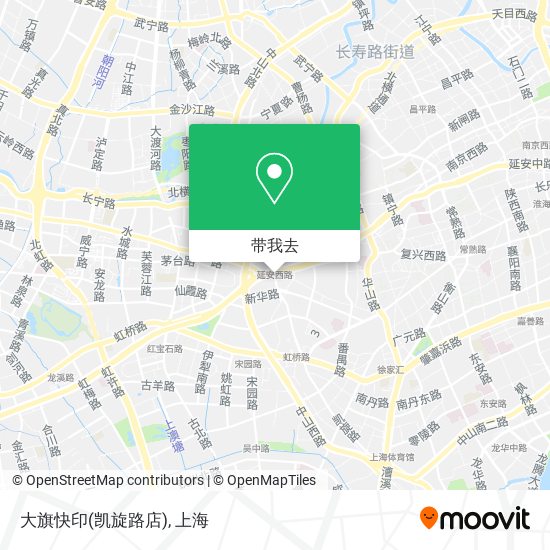 大旗快印(凯旋路店)地图