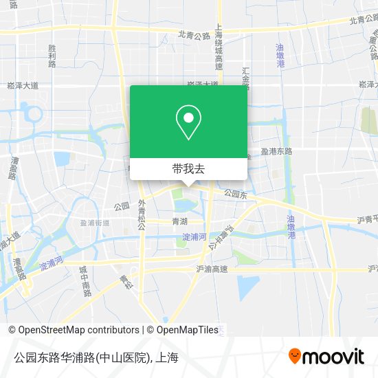 公园东路华浦路(中山医院)地图