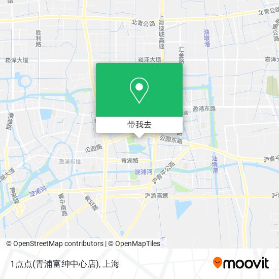 1点点(青浦富绅中心店)地图