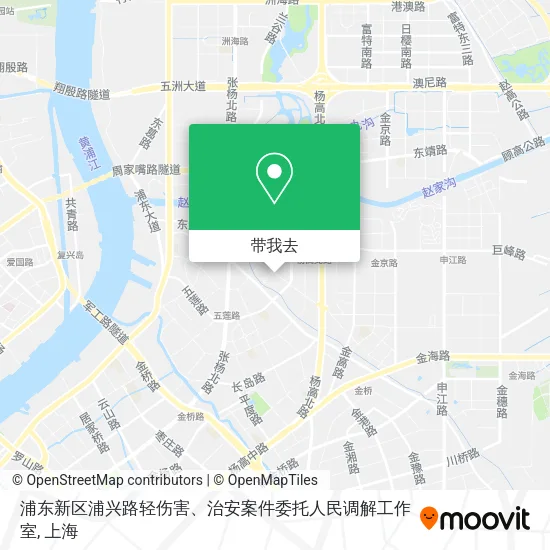 浦东新区浦兴路轻伤害、治安案件委托人民调解工作室地图