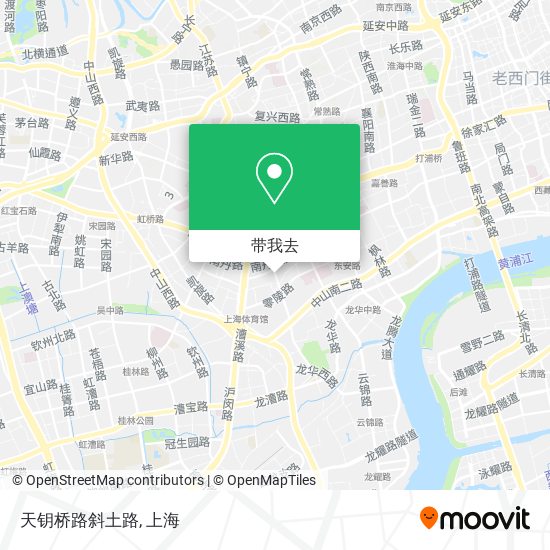 天钥桥路斜土路地图