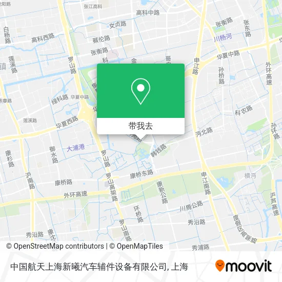 中国航天上海新曦汽车辅件设备有限公司地图