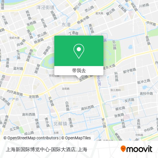 上海新国际博览中心-国际大酒店地图
