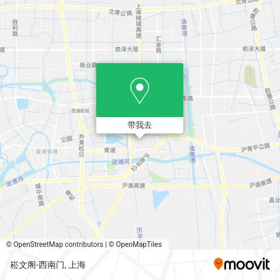 崧文阁-西南门地图