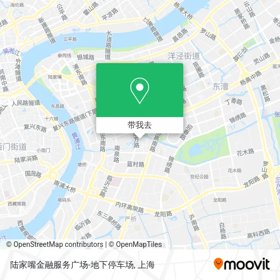 陆家嘴金融服务广场-地下停车场地图
