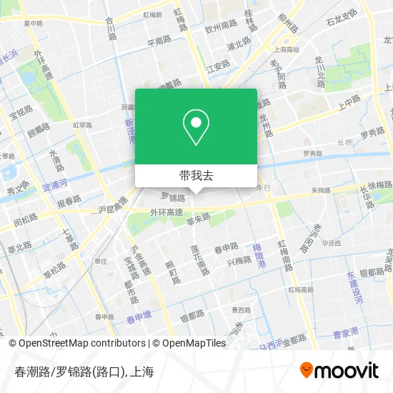 春潮路/罗锦路(路口)地图