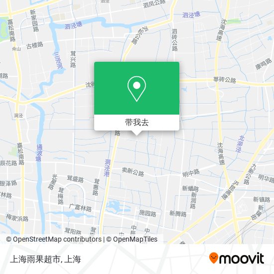 上海雨果超市地图