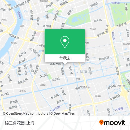 锦三角花园地图