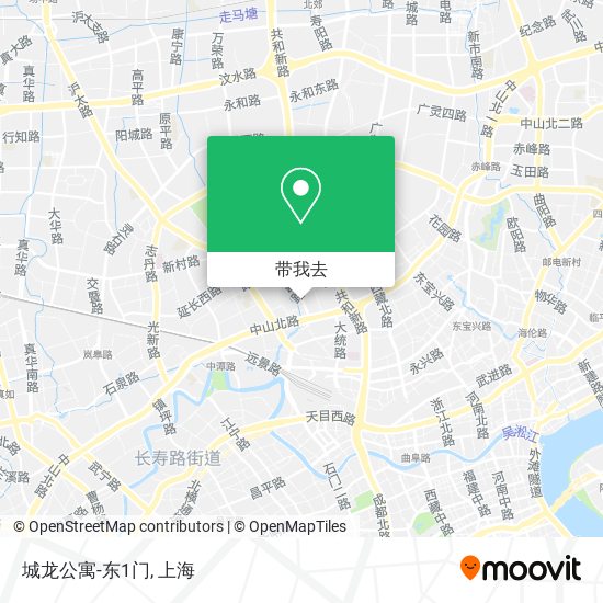 城龙公寓-东1门地图