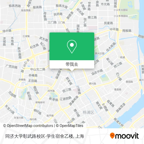 同济大学彰武路校区-学生宿舍乙楼地图