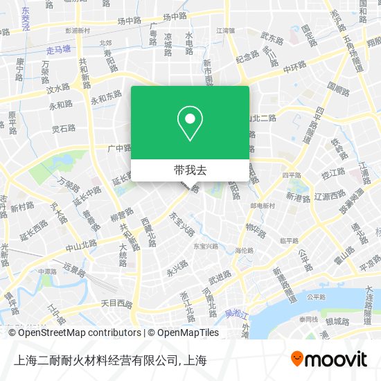 上海二耐耐火材料经营有限公司地图