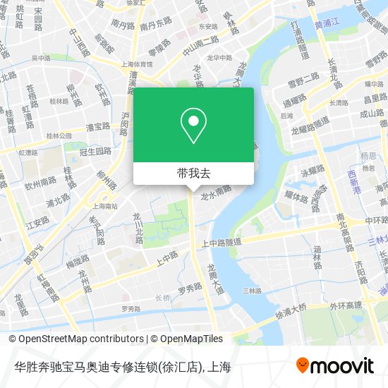 华胜奔驰宝马奥迪专修连锁(徐汇店)地图