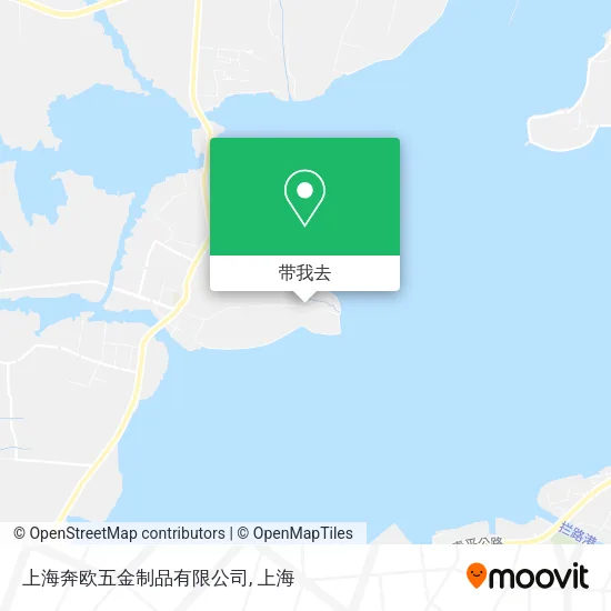 上海奔欧五金制品有限公司地图