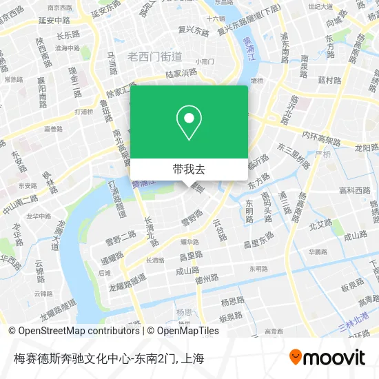 梅赛德斯奔驰文化中心-东南2门地图