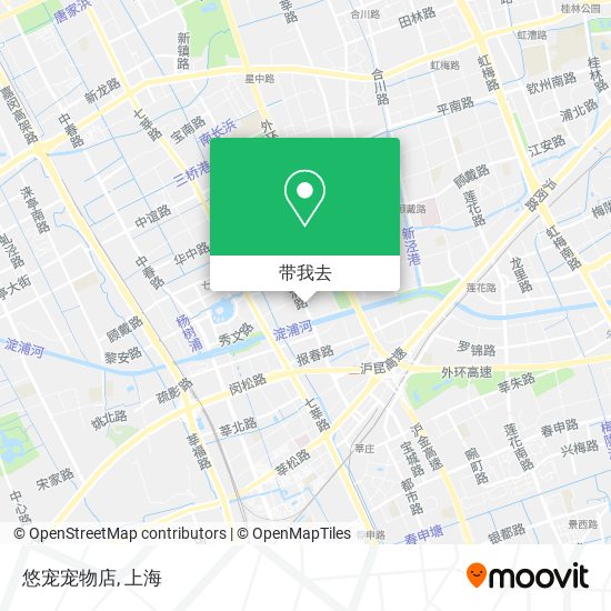 悠宠宠物店地图