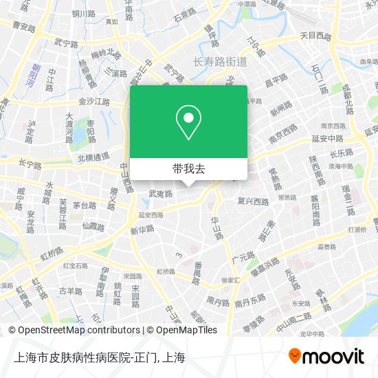 上海市皮肤病性病医院-正门地图