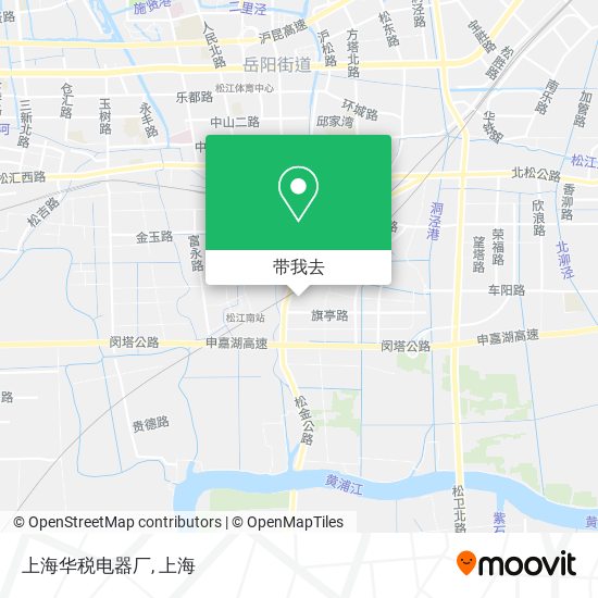 上海华税电器厂地图