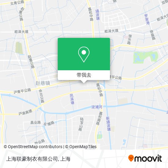 上海联豪制衣有限公司地图